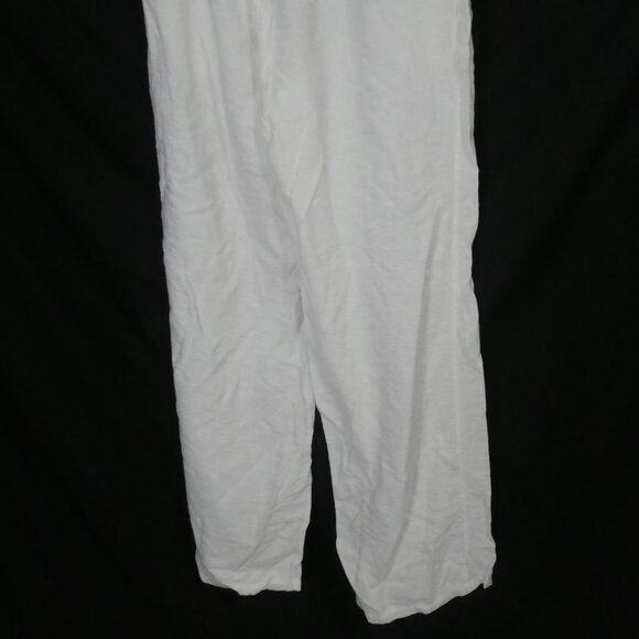 FOCUS 2000 | large | Textured Chic White Wide Leg Pants | NWOT - Picture 14 of 16